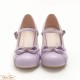 Sentaro Bobo Round Toe Hollow Bow Mid and Low Heel Shoes(8 Colours/Full Payment Without Shipping)